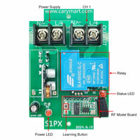 8~80V 30A Wireless Remote Control Switch Kit 1 Way DC Input Output (Model: 0020435)