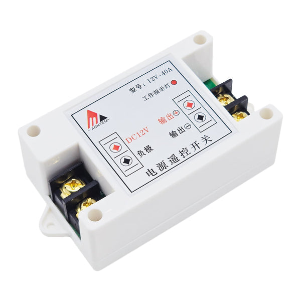 Wireless Remote ON OFF Switch Radio Receiver 1-CH DC Output 30A (Model: 0020008)