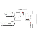 8~80V 30A Wireless Remote Control Switch Kit 1 Way DC Input Output (Model: 0020435)