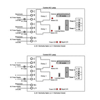 2 CH AC 30A Time Delay Wireless Switch With RF Remote Control (Model: 0020663)
