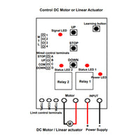 2000N 450 lbs Electric Linear Actuator Stroke 8 Inch With Remote Control Switch Kit (Model: 0020571)