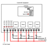 3mi DC Wireless Remote Control Switch Kit 4 Way 7A Relay Output (Model: 0020013)