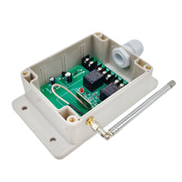 2 Way DC Power 10A Relay Output Waterproof Wireless Remote Control Switch Kit (Model: 0020196)