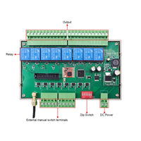 3 mi Wireless RF Switch DC Bidirectional Sync Module 8 Way Relay Output (Model: 0023104)