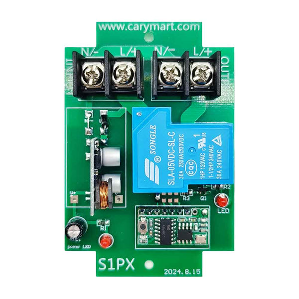 1-CH DC 8~80V Input Output Wireless RF Switch Radio Receiver 30A (Model: 0020052)