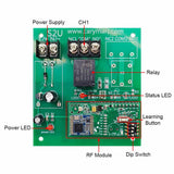 DC Wireless Switch RF Receiver 1 Way 10A Relay Output (Model: 0020684)