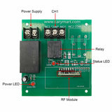 120V 220V Wireless Switch Receiver 1 Channel 10A Relay Output (Model: 0020466)