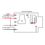 AC 30A Wireless Remote Control Switch Kit Activated by Dry Contact (Model: 0023011)