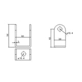 1300 lbs electric linear actuator stroke 1.2 inch with remote control (Model: 0020598)