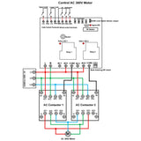 AC 240V 380V Wireless Remote Control Switch Kit For 3 Phase Motor (Model: 0020080)