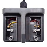 Dual Pedal Momentary Foot Switch for DC Motor Electric Linear Actuator (Model: 0044107-2)
