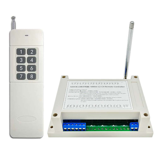 Switch Remote Control Network Long Range 5km DC AC Wireless Remote Control Switch Kits – Remote ...