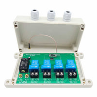 120V 220V 30A Wireless Remote Control Receiver Kit 4 Way AC Output 2km (Model: 0020479)