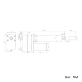 DC 12V 24V Heavy Duty Electric Linear Actuator 1800 lbs Stroke 40 inch (Model: 0041548)