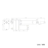 DC 12V 24V Heavy Duty Electric Linear Actuator 1800 lbs Stroke 36 inch (Model: 0041550)