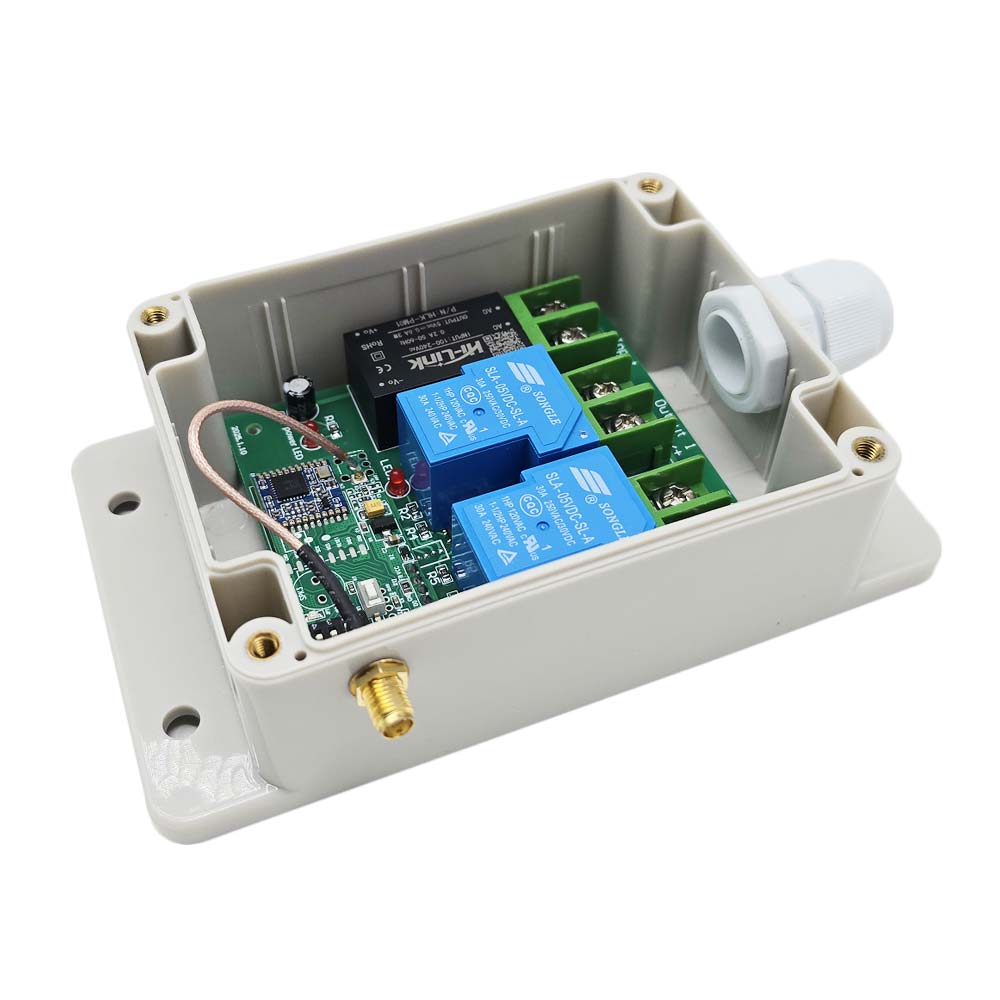 Wireless Remote Control Switch Kit 2 Way 30A AC Power Output 5 km ...