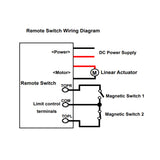 4 Inch DC 12V 24V Electric Linear Actuator Adjustable Stroke (Model: 0041722)