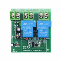 10~80V 30A Wireless RF Switch Radio Receiver 2 Way DC Power Output (Model: 0020047)