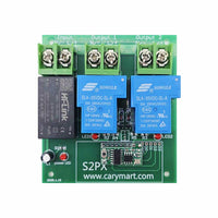 110V 220V Wireless RF Switch Receiver 2 Way AC Power Output 30A (Model: 0020048)