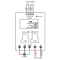 LORA 5km 110V 220V Wireless Switch Radio Receiver For AC Electric Motor (Model: 0020128)