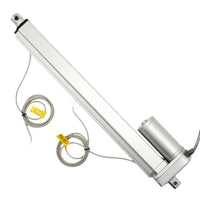 12 Inch Adjustable Stroke Electric Linear Actuator DC 12V 24V 450 Ibs (Model: 0041695)