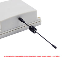 AC Wireless RF Remote Control Receiver Kit by 110V~230V ON OFF Triggered (Model: 0023015)