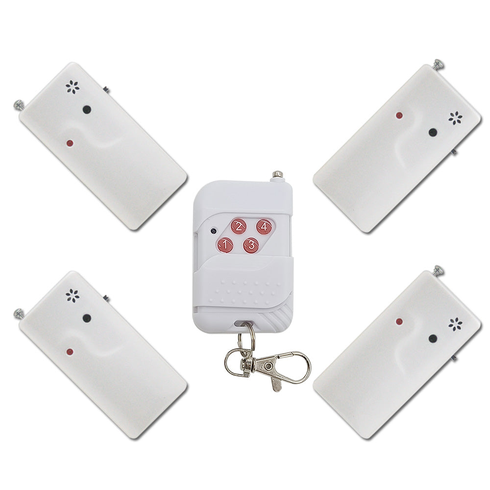 Four DC 3V Wireless Reminders and a RF Remote Control – Remote Control ...