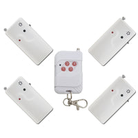 Four DC 3V Wireless Reminders and a RF Remote Control (Model: 0020171)