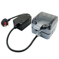 13A UK IP66 Waterproof Outdoor Outlet with Wireless Switch and Plug (Model: 0020779)