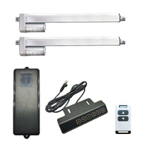 Two DC 12V Electric Linear Actuators Synchronous Control Kit 2000N 450 lbs