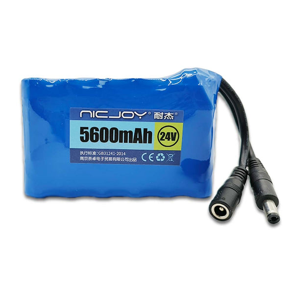 24V Rechargeable Lithium Battery Pack 5600mAh