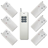 Six DC 3V Wireless Reminders and a RF Remote Control (Model: 0020172)