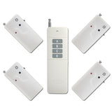 Four DC 3V Wireless Reminders and a RF Remote Control (Model: 0020171)