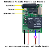 Small Size 1 Way DC 5~12V Wireless Switch with RF Remote Control (Model: 0020647)