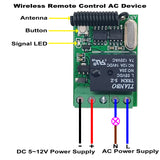Small Size 1 Way DC 5~12V Wireless Switch with RF Remote Control (Model: 0020647)