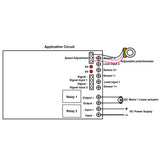 16A DC Electric Motor Speed Control Switch with RF Transmitter (Model: 0020153)