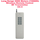 3mi DC Wireless Remote Control Switch Kit 4 Way 7A Relay Output (Model: 0020013)