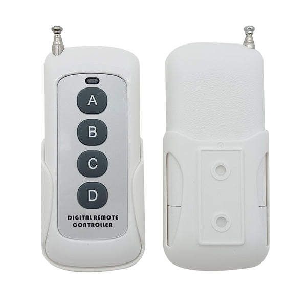 Four Button Remote Rf 4 Buttons Wireless Remote Control RF Transmitter Long Range 500m ...
