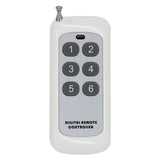 One 6-Button Transmitter Control Six DC 10~80V 30A Wireless Receivers (Model: 0020734)