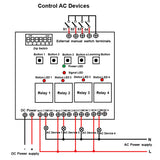 4 CH Wireless RF Transceiver DC Bidirectional Sync Module 3 mi (Model: 0023103)