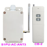 1km RF Transmitter and AC Wireless Receiver 1 Way 30A Relay Output 