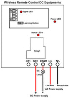 120V 220V Wireless Remote Control Switch Kit 1 Way 30A Lora 3 Miles (Model: 0020093)
