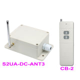 DC Wireless RF Remote Control Receiver Kit 2-CH 10A Relay 1km