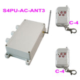 AC Wireless Remote Control Switch Kit 4 CH 30A Relay Output 