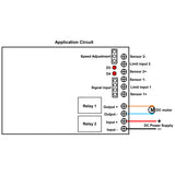 PWM DC Speed Controller with 1CH 30A Wireless Remote Switch For 12V 24V Electric Linear Actuator (Model: 0020153)