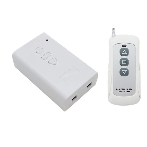 1 Way 10A Wireless Remote Control Receiver Kit For DC 12V 24V Motor (Model: 0020317)