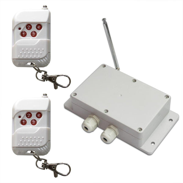 4 Channel 10A DC Power Input Output Wireless Remote Control Switch Kit (Model: 0020216)