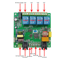 Telephone Remote Control Module with 4 Channels Relay Output (Model: 0040008)