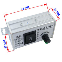 DC 10A Variable Speed Controller For 9V~60V Electric Motor (Model: 0044009)