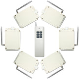 One RF Transmitter Wireless Control 6 AC 10A Radio Remote Switches (Model: 0020433)